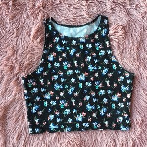 Aeropostale Floral Crop Top